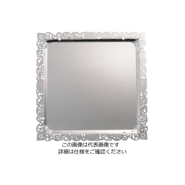 遠藤商事 デコラプレート アンスール 25枚入 J銀 Y60 1セット(25枚) 63-5705-17（直送品）