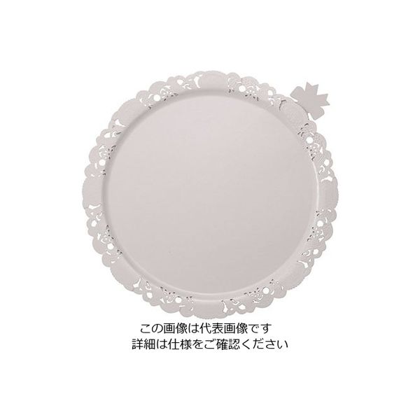 遠藤商事 デコラプレート エンジェル 25枚入 ホワイト Y60 1セット(25枚) 63-5705-12（直送品）