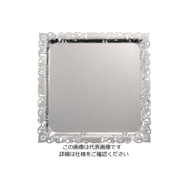 遠藤商事 デコラプレート アンスール 25枚入 J銀 50 1セット(25枚) 63-5705-13（直送品）