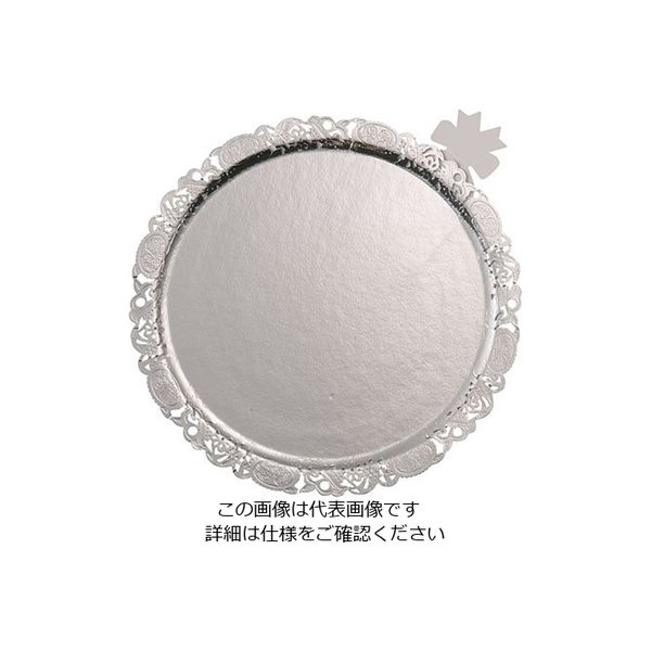 遠藤商事 デコラプレート エンジェル 25枚入 Jシルバー 50 1セット(25枚) 63-5705-07（直送品）