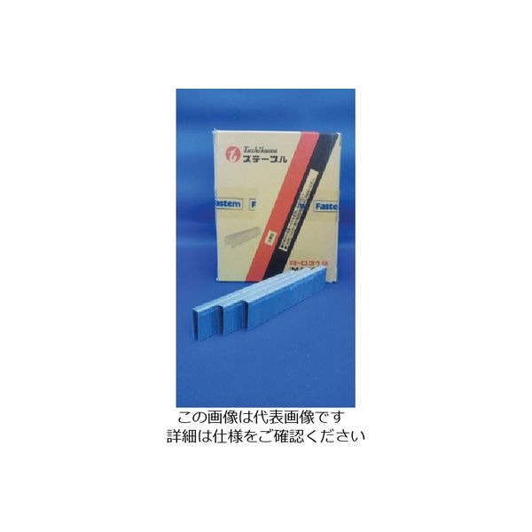 立川ピン製作所 タチカワ ステープル 肩幅3mm 長さ22mm 5000本入り R-0322 1セット(50000本:5000本×10ケース)（直送品）