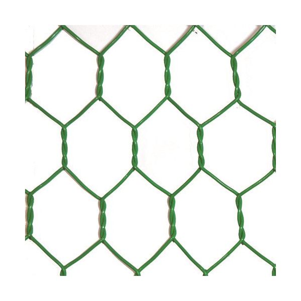 ダイドーハント ビニール 亀甲金網 線径1.9x目40mm 幅910mm x 長さ15M巻 10160201 1巻 225-8451（直送品）