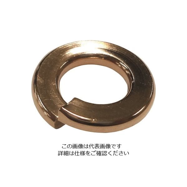 コノエ ばね座金 スプリングワッシャー 燐青銅 M6 SW-PB-6 1セット(50枚) 216-4246（直送品）