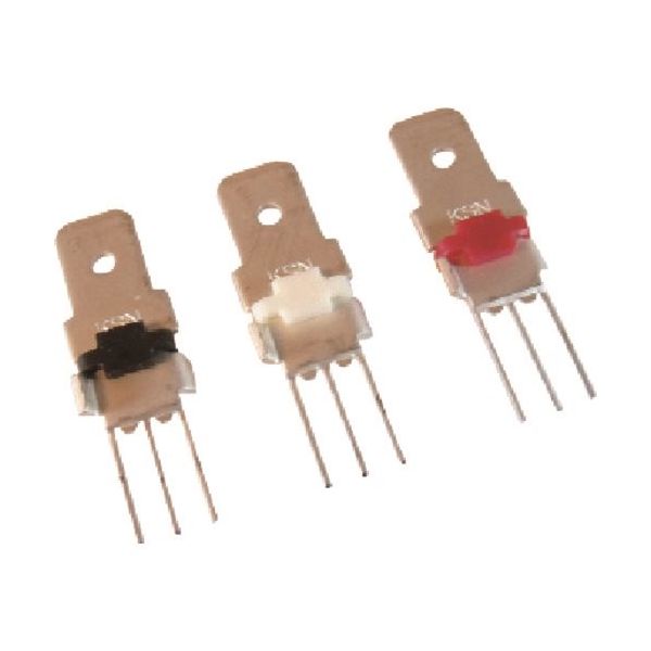 サンハヤト 基板実装用カラータブ端子 (白) STP-01-WH 1袋(5個) 193-5120（直送品）