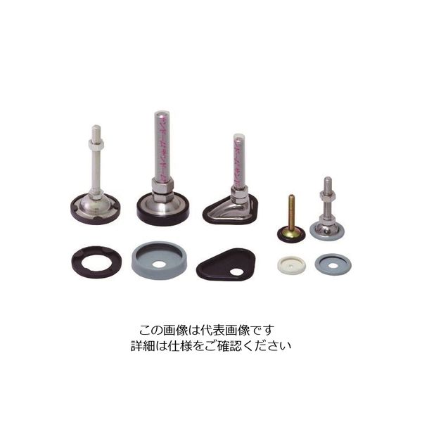 コノエ サンアジャストボルト用 受座部後施工用ゴムSーVー3 グレー S-V-3 GRAY 1個 197-7503（直送品）