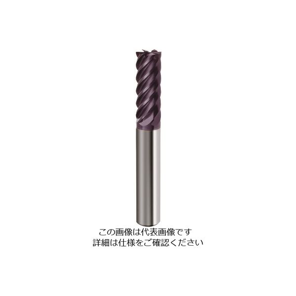 グーリング 6枚刃エンドミル Power mill レギュラFIREコート 4mm 19972 4.000 181-5638（直送品）