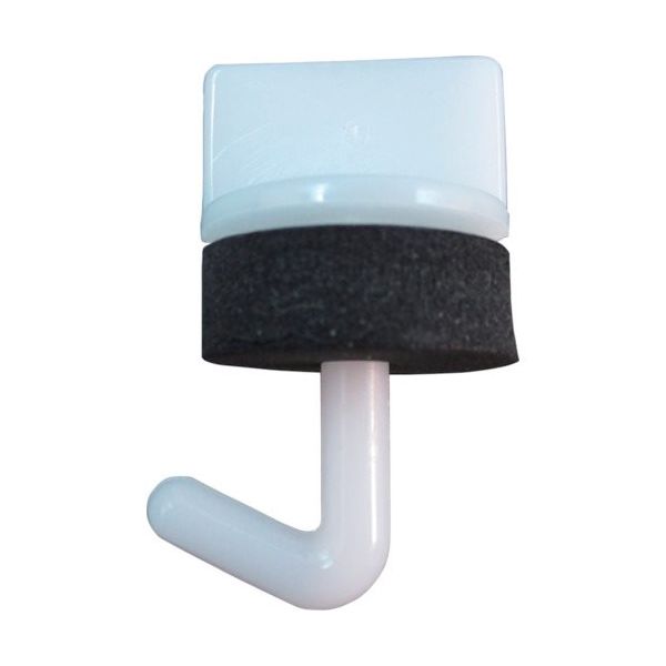 ダイドーハント DAIDОHANT ワンタッチプラフック 白 25MM 10個入り 10102293 1袋(10個) 117-4602（直送品）