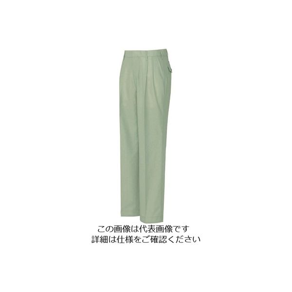 アイトス ワークパンツ(2タック) グリーン 76 232-015-76 1着 144-6172（直送品）