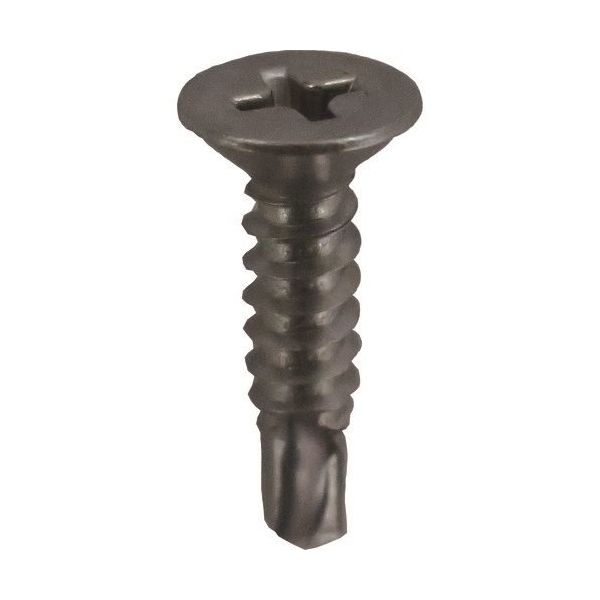 YAIBA JISドリルねじ 皿頭 ファインパシべート ST 4.8x25 4本入 10187156 1セット(24本:4本×6パック)（直送品）