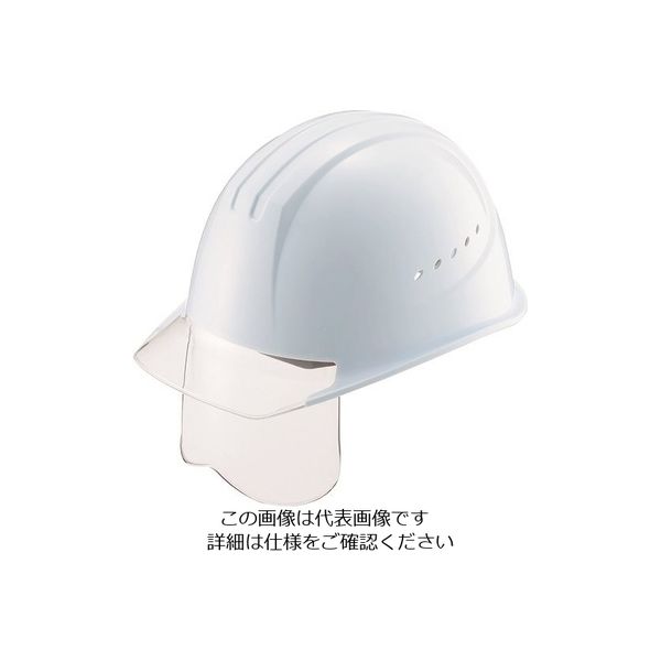 タニザワ エアライト搭載シールド面付ヘルメット ST#1610VJーSH(EPA) 帽体色 ホワイト 1610VJ-SH-W3V1 1個（直送品）