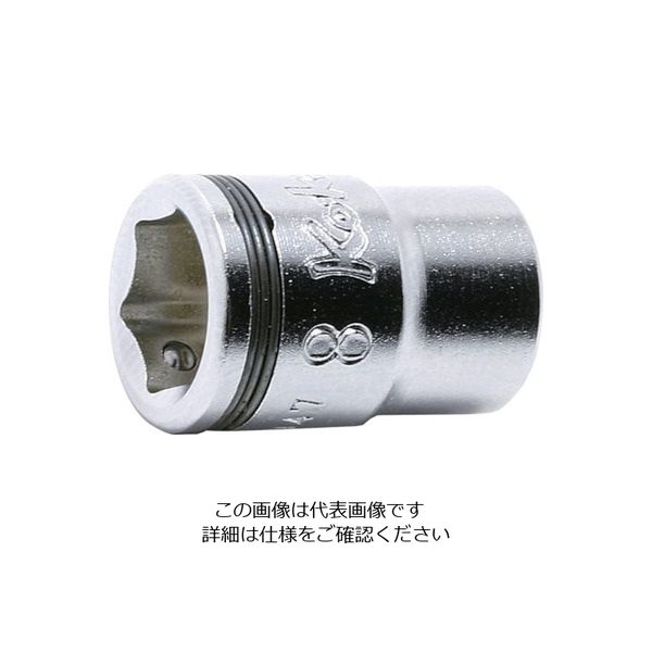 山下工業研究所 Koーken 6.35mm差込 ナットグリップソケット 12mm 2450MS-12 1個 121-3565（直送品）