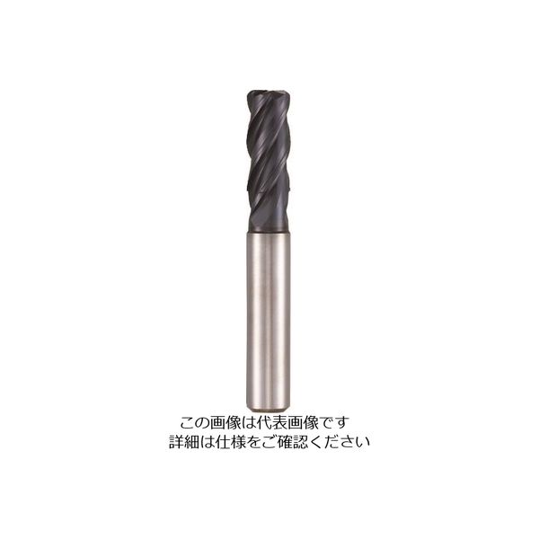 グーリング チタン用4枚刃エンドミル コーナーR レギュラSuperAコート 20mm 3498 20.025 181-4145（直送品）