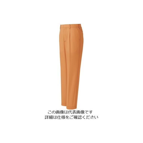 アイトス ワークパンツ(1タック)(男女兼用) オレンジ 5L 30450-063-5L 1着 138-2645（直送品）