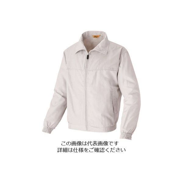 アイトス 裏メッシュブルゾン(男女兼用) ホワイト 4L 2663-001-4L 1着 145-0077（直送品）
