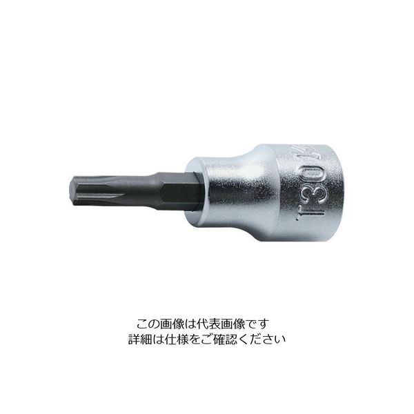 山下工業研究所 コーケン 9.5mm差込 トルクスビットソケット 全長38mm T9 3025.38-T9 1個 121-6711（直送品）