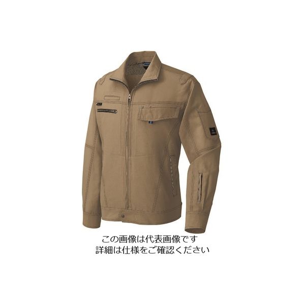 アイトス 長袖サマーブルゾン(男女兼用) カーキ 6L 30430-025-6L 1着 145-3383（直送品）