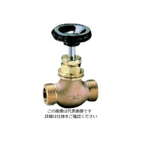 タブチ TBC 止水栓丸ハンドル付25mm 25SAP 1個 812-7764（直送品）