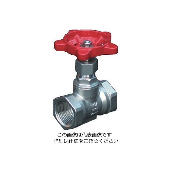 イノック（INOC） イノック ねじ込みグローブバルブ 304SGLV50A 1セット（3個） 806-5142（直送品）