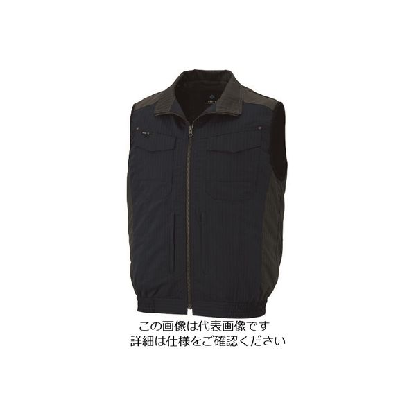アイトス 空調服用ベスト(空調服TM) ネイビー 3L AZ30697-008-3L 1着 213-7451（直送品）