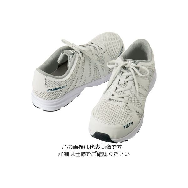 アイトス 軽量セーフティシューズ ホワイト 24.5 AZ5164900124.5 1足 120-5179（直送品）