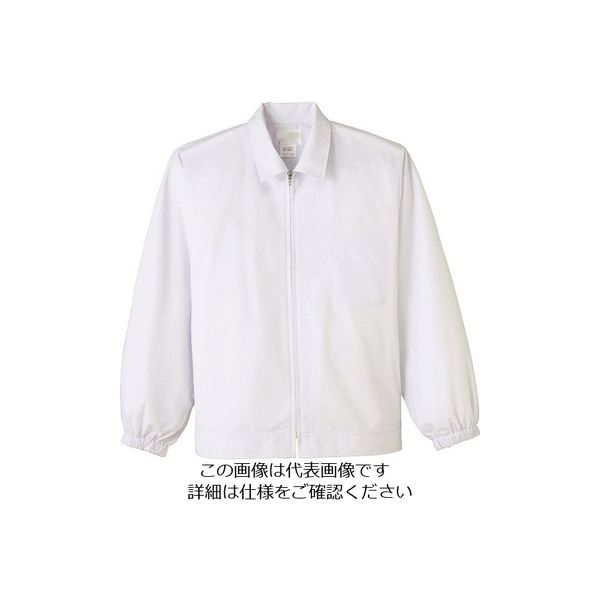 サーヴォ サンペックス ジャンバー 長袖 白 抗菌 FA-671-6L 1着 204-1894（直送品）