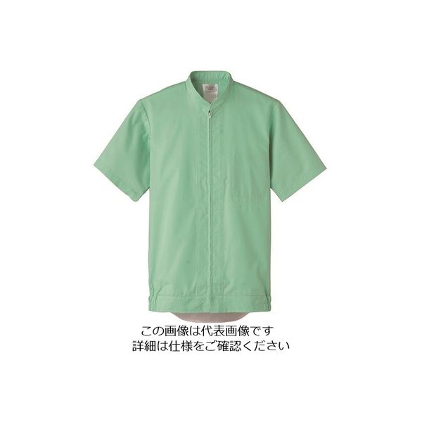 サーヴォ サンペックス 体毛防止半袖ジャンバーグリーン FA-2699-LL 1着 204-3468（直送品）