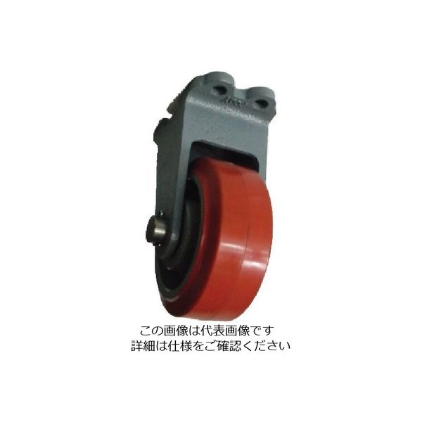 ヨドノ 重荷重用ジェンゴム車輪固定車付 GHB―k130X65 1個 133-7627（直送品）