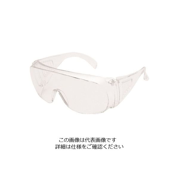 理研オプテック リケン 一眼型保護メガネ FQO-100N 1セット(10個) 225-9910（直送品）