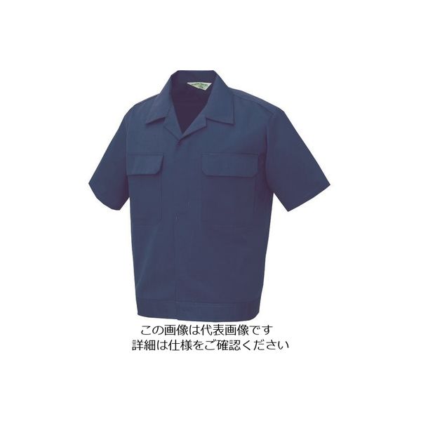 アイトス 半袖ジャンパー(男女兼用) ブルー SS 533-006-SS 1着 143-4307（直送品）