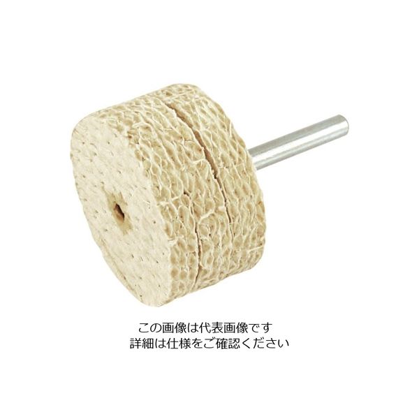 ムラコ MURAKO 軸付サイザルホイール 外径25Φ 幅25 軸径6 JSA2525 1セット(5個) 852-5747（直送品）