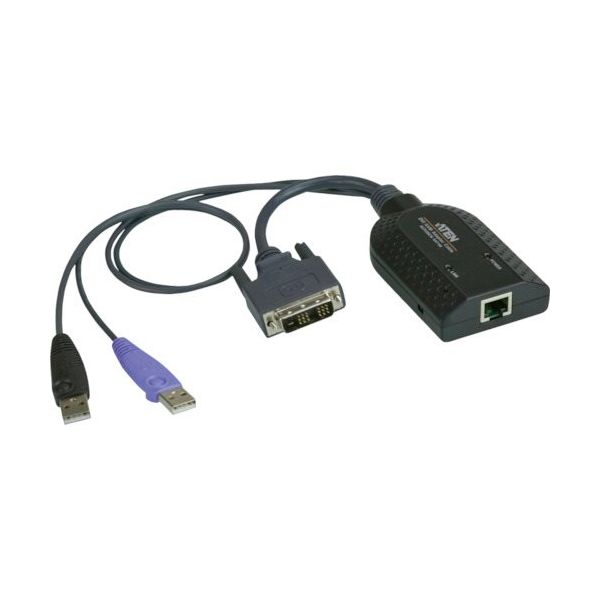 ATEN コンピューターモジュール DVI/USB/スマートカードリーダー対応 KA7166 1台 115-2800（直送品）