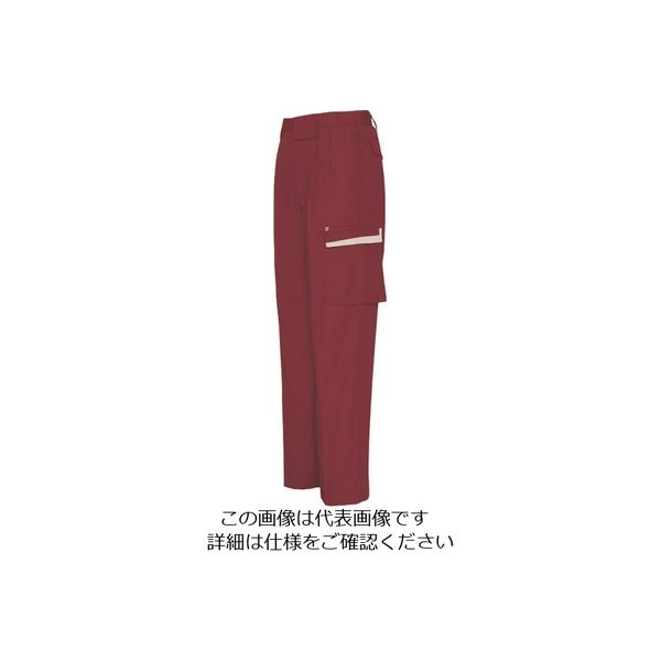 アイトス カーゴパンツ(2タック) ワインレッド×アイボリー 73 5574-009-73 1着 139-0460（直送品）