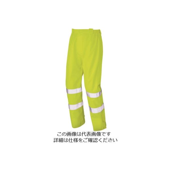 アイトス 高視認性レインパンツ ハイパーイエロー M 562406-091-M 1着 138-8982（直送品）