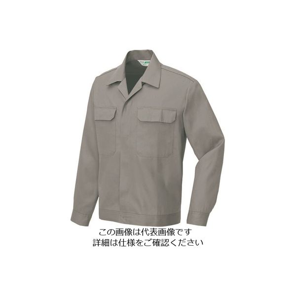 アイトス 7650長袖サマージャンパー(男女兼用) グレー LL 562-004-LL 1着 143-2662（直送品）