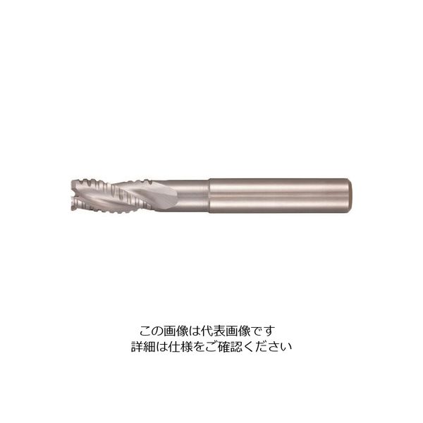 グーリング アルミ用3枚刃ラフィングエンドミル ロングネック 12mm 6870 12.000 181-7217（直送品）