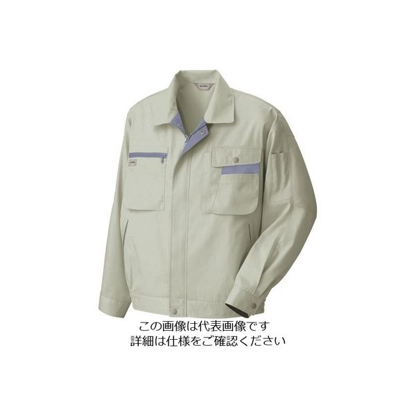 アイトス 長袖サマーブルゾン アースグレー×ミストバイオレット SS 5320-004-SS 1着 143-9077（直送品）