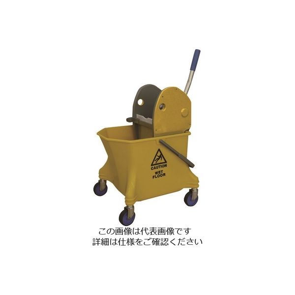 シーバイエス 清掃用品 リンガー・バケツセット(イエロー) 5177315 1台 135-4908（直送品）