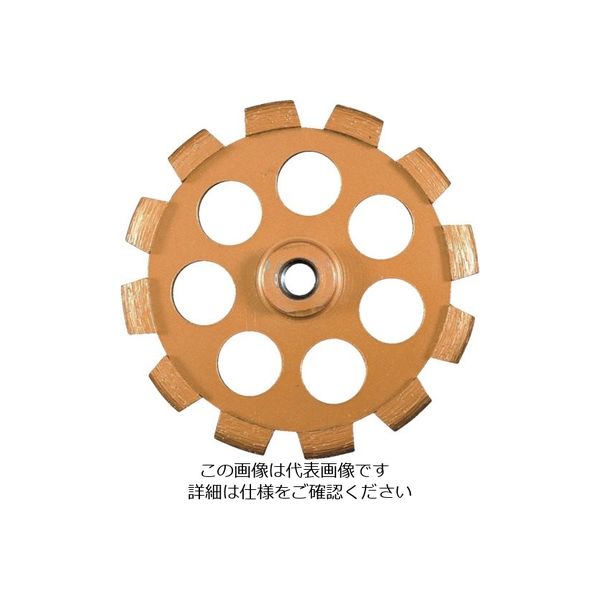 小山金属工業所 アイウッド ダイヤモンド溝入れカッター ネジ付U字型 100X10XM10 89727 1枚 827-5317（直送品）