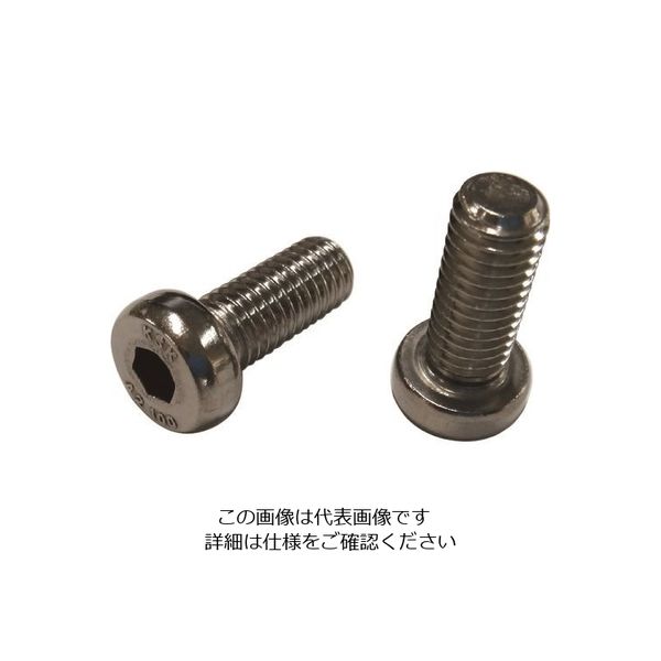 コノエ ローヘッド六角穴付きボルト SUS304CUN 全ねじ 5x16 LHCS-304CUN-516 1セット(10本) 220-4349（直送品）