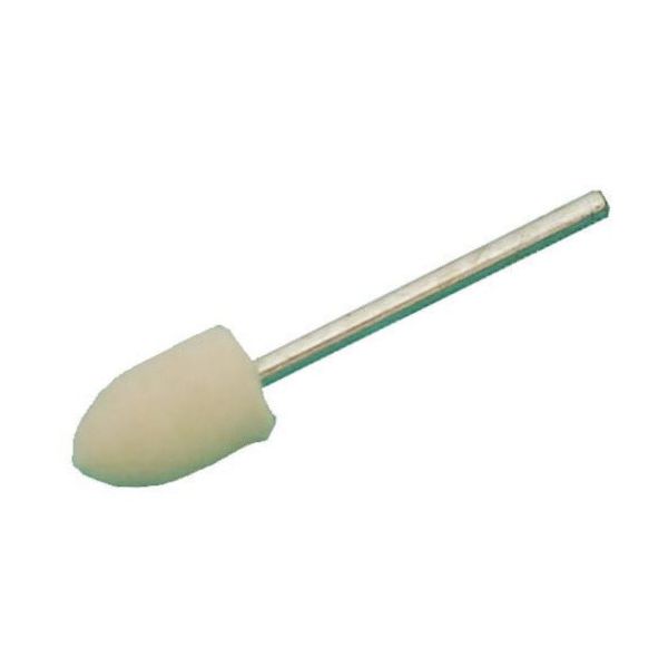 ムラコ MURAKO フェルトミニホイール 外径6幅12軸径3 砲弾型 MSF612H-W 1セット(10個) 852-6158（直送品）