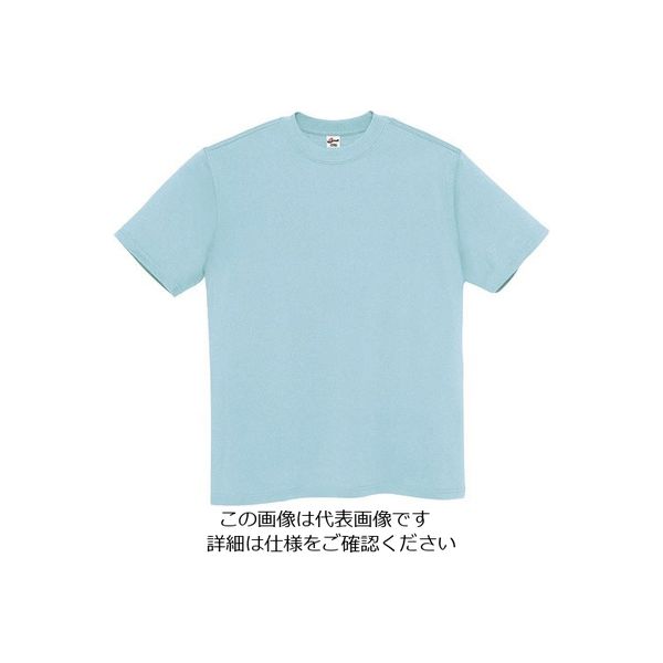 アイトス Tシャツ(男女兼用) ベビーブルー 5L MT180-042-5L 1着 144-5961（直送品）