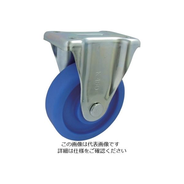 ヨドノ MCナイロン車輪(ベアリング無)プレス製固定金具付 MCVA-K100 1個 132-1936（直送品）