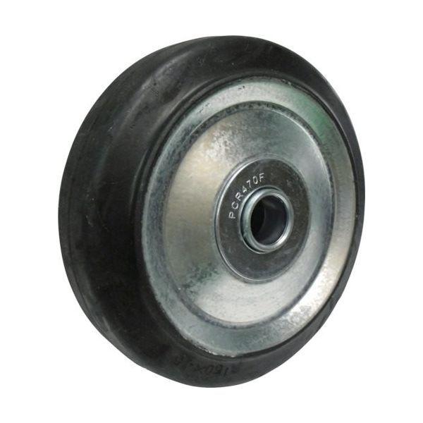 ヨドノ プレス金具用ゴム車輪 250 W250 1個 132-3497（直送品）