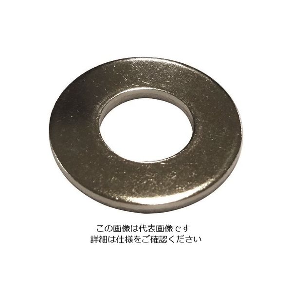コノエ ワッシャー JIS 真鍮 ニッケル M10 WJ-BR-NI-10 1セット(25枚) 216-4234（直送品）