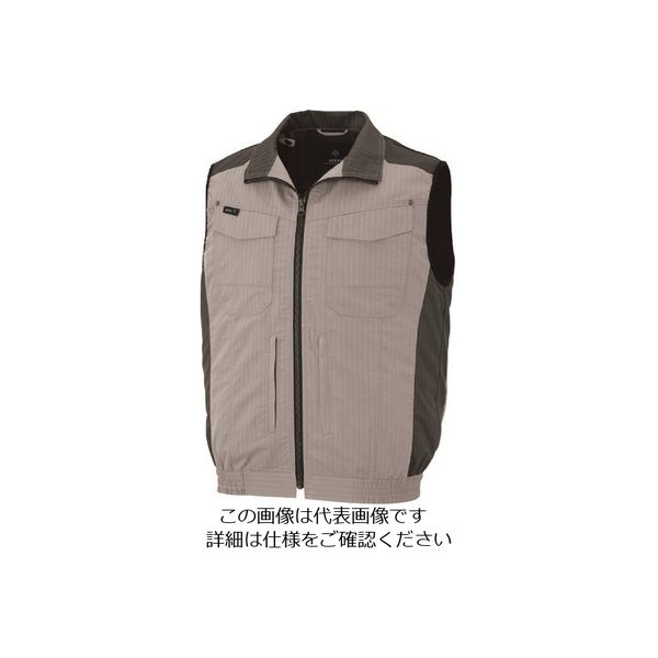 アイトス 空調服用ベスト(空調服TM) シルバーグレー 4L AZ30697-003-4L 1着 213-7483（直送品）