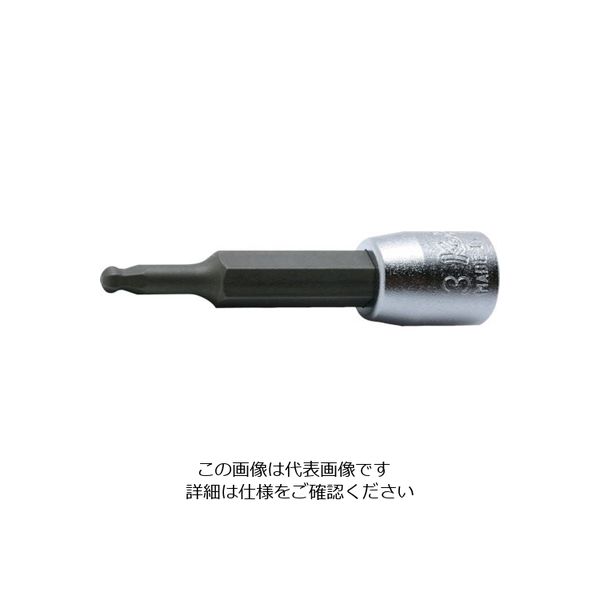 山下工業研究所 コーケン 6.35mm差込 ヘックスビットソケット(BP)全長50mm 4mm 2011M.50-4 1個 121-3564（直送品）