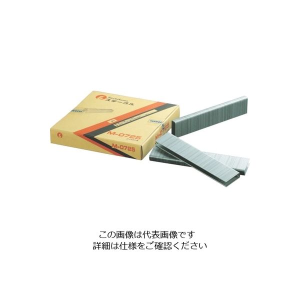 立川ピン製作所 タチカワ ステープル(白) 肩幅7mm 長さ19mm 2000本入り MO719-W 1セット(40000本:2000本×20箱)（直送品）