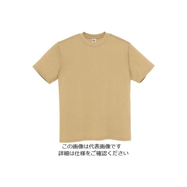 アイトス Tシャツ(男女兼用) キャメル M MT180-031-M 1着 145-2346（直送品）
