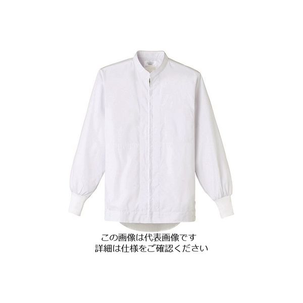 サーヴォ サンペックス スタンドジャンバー長袖 白 FA-2701-4L 1着 204-3462（直送品）