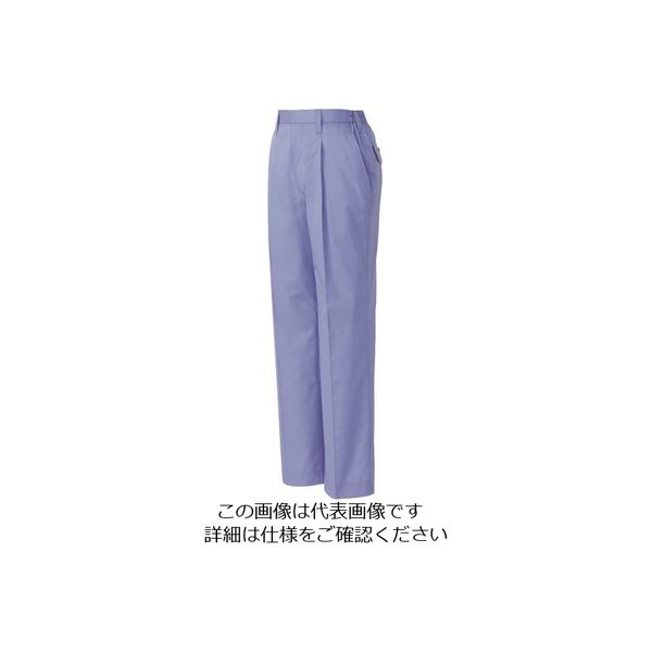アイトス レディーススタイリッシュパンツ(1タック) ミストバイオレット LL 5318-076-LL 1着 144-9368（直送品）